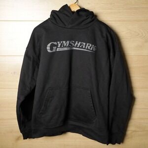 Gymshark Mens Hoodie Black Size S Lifting Club Athletic Pullover